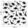 NTETSN Dinosaur Shower Curtain for Kids, Cartoon Dino Paw Pattern Bath Curtain, Unisex Safari Theme Kids Shower Curtain, Durable Washable Upgrade Fabric Polyester Bathroom Decor with Hooks, 72 Inch view 2