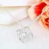 Birthday gifts Necklace Love Knot, To Mom On My Wedding Day, Mother Of The Groom Gift From Son, Son Day include Mahogany style Luxury box For Daug, White view 3