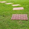 DOITOOL 5pcs Interlocking Floor Tiles Modular Cushion Mat Drain Pool for Shower Home Indoor Outdoor Gardens Path Flowerbed Bathroom Deck Patio Decor view 2