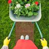 DOITOOL 5pcs Interlocking Floor Tiles Modular Cushion Mat Drain Pool for Shower Home Indoor Outdoor Gardens Path Flowerbed Bathroom Deck Patio Decor view 3
