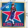 NBA Philadelphia 76ers - Joel Embiid 20 Wall Poster, 22.4L" x 14.7W", Gold Framed Version view 3