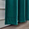 ChadMade 106 Wide x 180 Long Inches Velvet Curtain Grommet Top Extra Long Drape High Ceiling Drapery for Loft Living Room Home Movie Theater Stage Auditorium, Everlade Teal (1 Panel), Leon Collection view 4