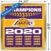 NBA Los Angeles Lakers - Champions 20 Wall Poster, 34L" x 22.4W", Gold Framed Version view 3