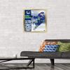 NHL Vancouver Canucks - Quinn Hughes 20 Wall Poster, 22.4L x 14.7W, Gold Framed Version view 2