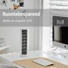 Stadler Form fan Peter little, mobile table fan, with swing function, 4 speed levels, space-saving, touch panel, white view 2