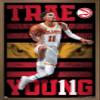 NBA Atlanta Hawks - Trae Young 20 Wall Poster, 34L" x 22.4W", Bronze Framed Version view 1