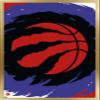 Trends International NBA Toronto Raptors - Logo 20 Wall Poster, 22.4L x 14.7W, Gold Framed Version view 1