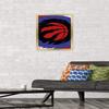Trends International NBA Toronto Raptors - Logo 20 Wall Poster, 22.4L x 14.7W, Gold Framed Version view 2