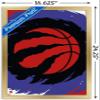 Trends International NBA Toronto Raptors - Logo 20 Wall Poster, 22.4L x 14.7W, Gold Framed Version view 3