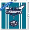 Trends International NBA Charlotte Hornets - Logo 20 Wall Poster, 34L x 22.4W, White Framed Version view 3