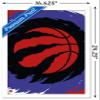 Trends International NBA Toronto Raptors - Logo 20 Wall Poster, 22.4L x 14.7W, White Framed Version view 3