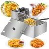 2500W 6L 6.3QT Electric Deep Fryer Commercial Tabletop Restaurant Fry Basket view 2