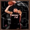 NBA Miami Heat - Tyler Herro 20 Wall Poster, 22.4L" x 14.7W", Mahogany Framed Version view 1