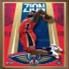 Trends International NBA New Orleans Pelicans - Zion Williamson 20 Wall Poster, 34L x 22.4W, Bronze Framed Version view 1