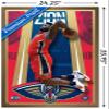 Trends International NBA New Orleans Pelicans - Zion Williamson 20 Wall Poster, 34L x 22.4W, Bronze Framed Version view 3