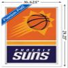 Trends International NBA Phoenix Suns - Logo 20 Wall Poster, 22.4L x 14.7W, White Framed Version view 3