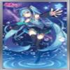 Trends International Hatsune Miku - Stars Wall Poster, 22.4L x 14.7W, Silver Framed Version view 1