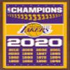 NBA Los Angeles Lakers - Champions 20 Wall Poster, 34L" x 22.4W", Mahogany Framed Version view 1