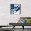 NHL Vancouver Canucks - Quinn Hughes 20 Wall Poster, 22.4L x 14.7W, Barnwood Framed Version view 2
