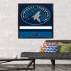 Trends International NBA Minnesota Timberwolves - Logo 20 Wall Poster, 34L x 22.4W, Black Framed Version view 2