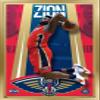 Trends International NBA New Orleans Pelicans - Zion Williamson 20 Wall Poster, 34L x 22.4W, Gold Framed Version view 1