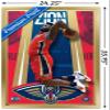 Trends International NBA New Orleans Pelicans - Zion Williamson 20 Wall Poster, 34L x 22.4W, Gold Framed Version view 3