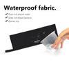 Aosbos Reusable Straws & Cutlery Pouch - Stainless Steel Straws & Chopsticks Case - Portable Travel Utensil Set - Black view 3