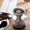 BEANPLUS All in One Coffee Hand Drip Set Stainless Dripper No Paper Filter view 2