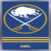 Trends International NHL Buffalo Sabres - Logo 20 Wall Poster, 34L x 22.4W, Silver Framed Version view 1