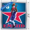 NBA Philadelphia 76ers - Joel Embiid 20 Wall Poster, 22.4L" x 14.7W", Silver Framed Version view 3