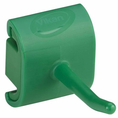 Vikan 10122 Wall Bracket, Single Hook Module, 3",PP/PAI, Green