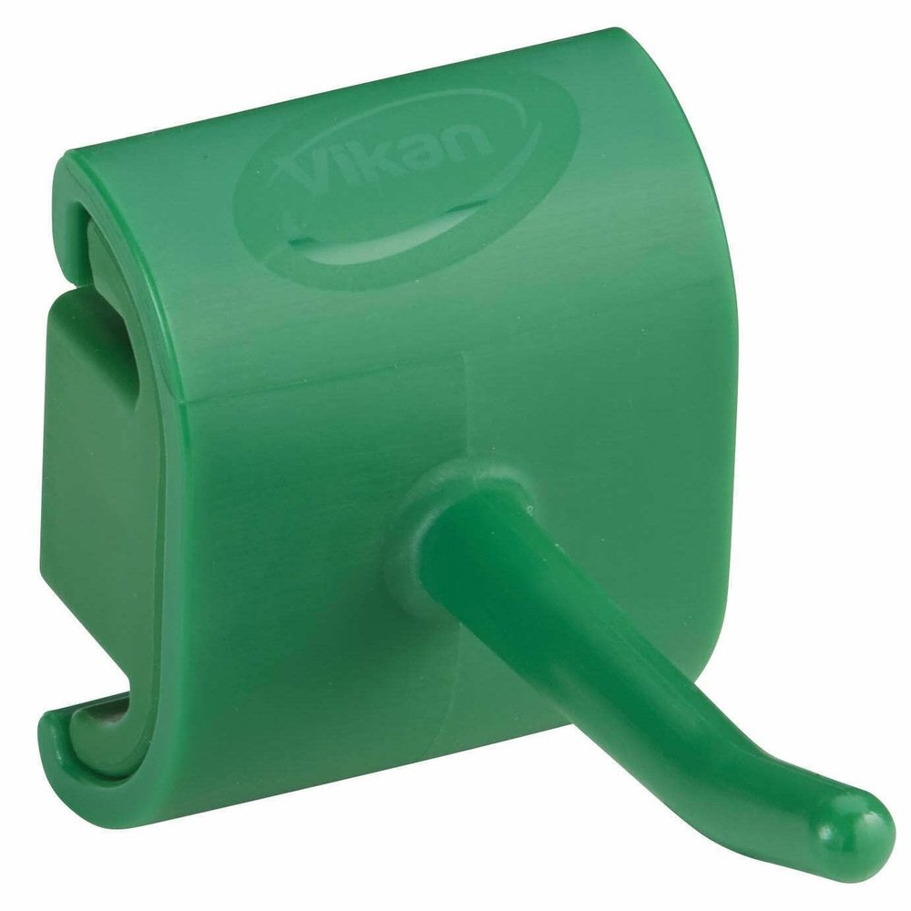 Vikan 10122 Wall Bracket, Single Hook Module, 3",PP/PAI, Green