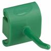 Vikan 10122 Wall Bracket, Single Hook Module, 3",PP/PAI, Green view 1