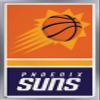 Trends International NBA Phoenix Suns - Logo 20 Wall Poster, 34L x 22.4W, Silver Framed Version view 1