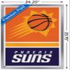 Trends International NBA Phoenix Suns - Logo 20 Wall Poster, 34L x 22.4W, Silver Framed Version view 3