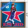 NBA Philadelphia 76ers - Joel Embiid 20 Wall Poster, 22.4L" x 14.7W", Bronze Framed Version view 3