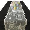 Lace Easter Table Runners 72 Inches Long - Spring Easter Eggs Table Runner - Easter Table Decorations for Home Dining Room - Easter Party Decorations and Supplies (White) view 1