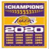 NBA Los Angeles Lakers - Champions 20 Wall Poster, 34L" x 22.4W", White Framed Version view 1