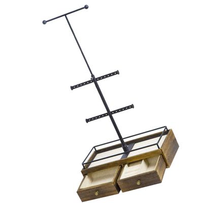 Cabilock Decorative Base Jewelry Rack for Necklaces and Earrings Multi Display Stand for Organized Storage Bathroom Living Room
