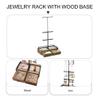 Cabilock Decorative Base Jewelry Rack for Necklaces and Earrings Multi Display Stand for Organized Storage Bathroom Living Room view 3