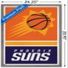 Trends International NBA Phoenix Suns - Logo 20 Wall Poster, 34L x 22.4W, Barnwood Framed Version view 3