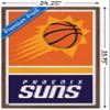 Trends International NBA Phoenix Suns - Logo 20 Wall Poster, 34L x 22.4W, Mahogany Framed Version view 3
