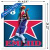 NBA Philadelphia 76ers - Joel Embiid 20 Wall Poster, 22.4L" x 14.7W", White Framed Version view 3