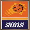 Trends International NBA Phoenix Suns - Logo 20 Wall Poster, 22.4L x 14.7W, Bronze Framed Version view 1