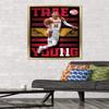 NBA Atlanta Hawks - Trae Young 20 Wall Poster, 34L" x 22.4W", Gold Framed Version view 2