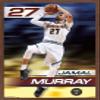 Trends International NBA Denver Nuggets - Jamal Murray 19 Wall Poster, 22.375" x 34", Mahogany Framed Version view 1