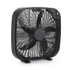Amazon Basics 3-Speed Box Fan for Bedroom, Portable with Carry Handle, Powerful Airflow, 5 Blades, Lightweight Design, 67 Watts, 20-Inch, Black, 6.8"D x 20.86"W x 21.33"H view 1