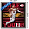 NBA Atlanta Hawks - Trae Young 20 Wall Poster, 22.4L" x 14.7W", Barnwood Framed Version view 3
