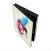 Concept Crystal 50 Keys Cabinet with Decorative Front Panel and Glass White Board K01 Woman face view 3