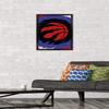 Trends International NBA Toronto Raptors - Logo 20 Wall Poster, 22.4L x 14.7W, Black Framed Version view 2